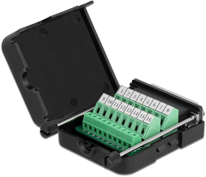 Actual product image Delock Adapter terminal block 26Pin - DB25 parallel port socket (0.06 m)