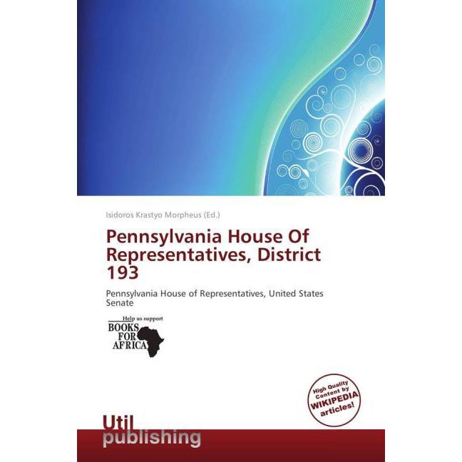 Pennsylvania House Of Representatives, District 193, Fachbücher