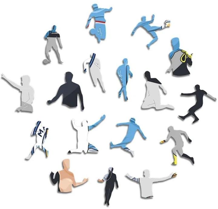 Productafbeelding Iconic Man City FC - Kevin De Bruyne - Houten legpuzzel maat M (270 stukjes) (270 onderdelen)