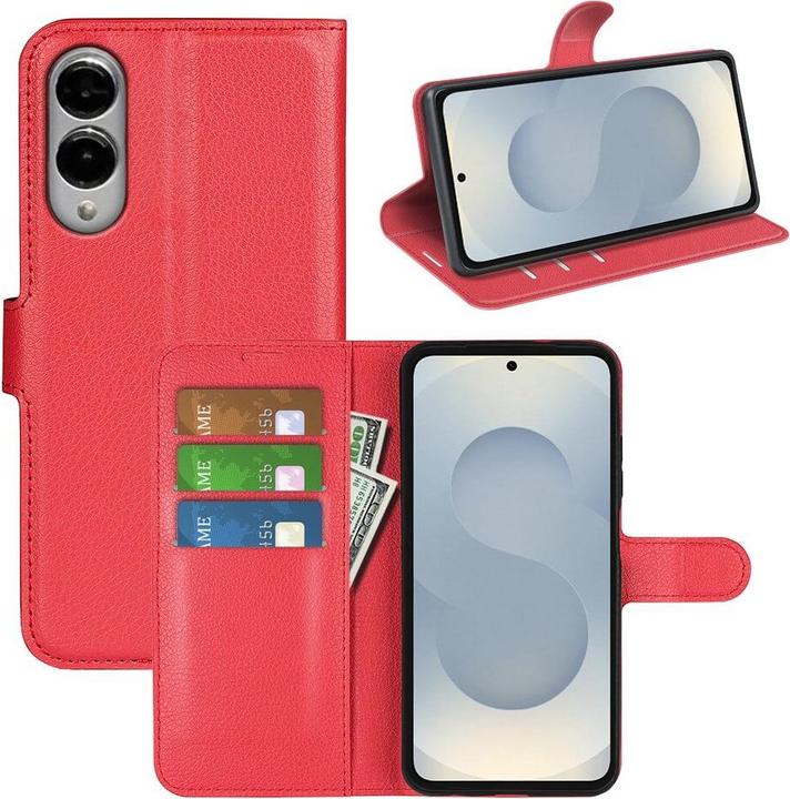 Produktbild Cover-Discount Galaxy S25 Edge - Leder Etui Hülle (Samsung Galaxy S25 Edge)