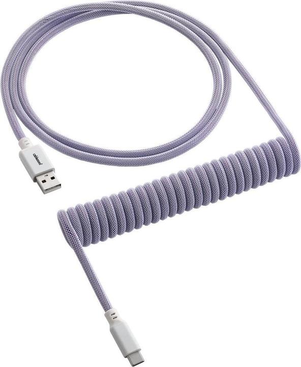 Produktbild CableMod Classic Coiled Keyboard Cable USB-C zu USB Typ A, Rum Raisin (1.50 m, USB 2.0)