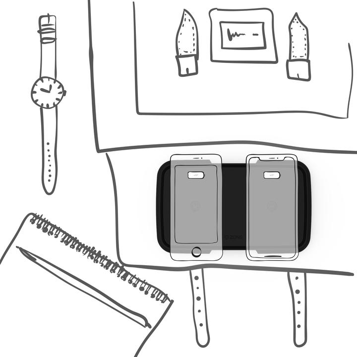 Immagine prodotto Zens Doppia banca di potenza senza fili (9000 mAh, 5 W)