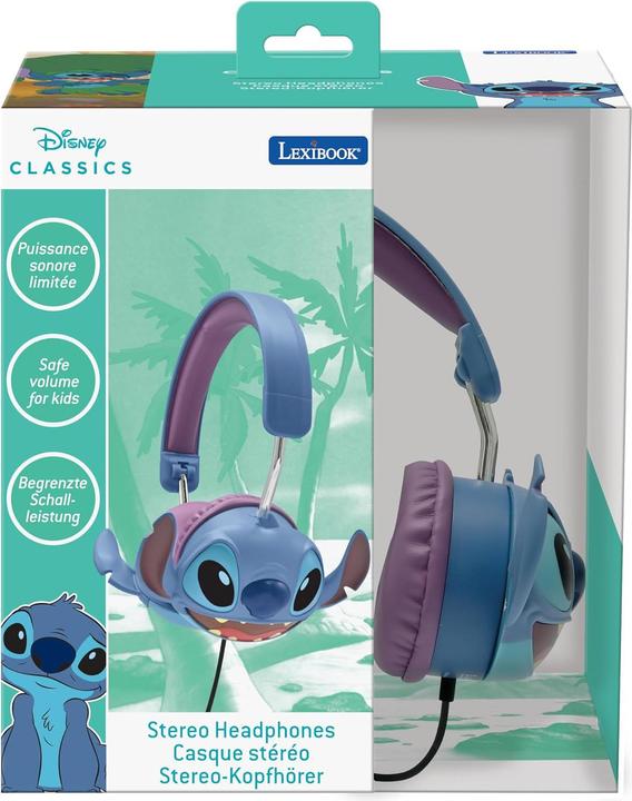 Immagine prodotto Disney Lexibook - Stitch - Cuffia pieghevole con filo (HP015D)