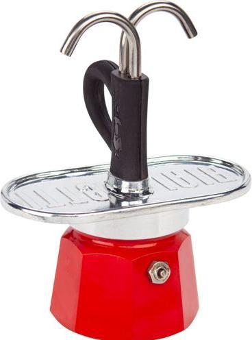 Actual product image Bialetti kawiarka Mini Express czerwona 2tz + 2 filiżanki (2 Cups)