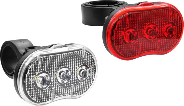 Produktbild Benson Fahrradlicht LED weiss und rot 2 Stück Aktion