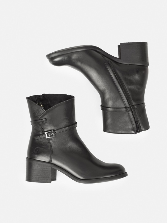 Actual product image Felmini MIRA D947 Elegant black boot with a low heel, made from soft leather. This sti (40)