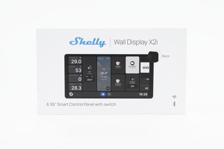 Image du produit Shelly · Unterputz · Wall Display X2i Black · WLAN · schwarz