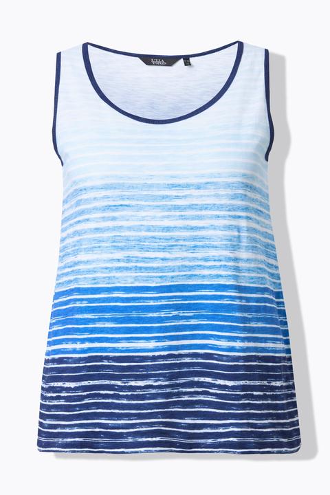 Actual product image Ulla Popken Gradient Striped Tank Top