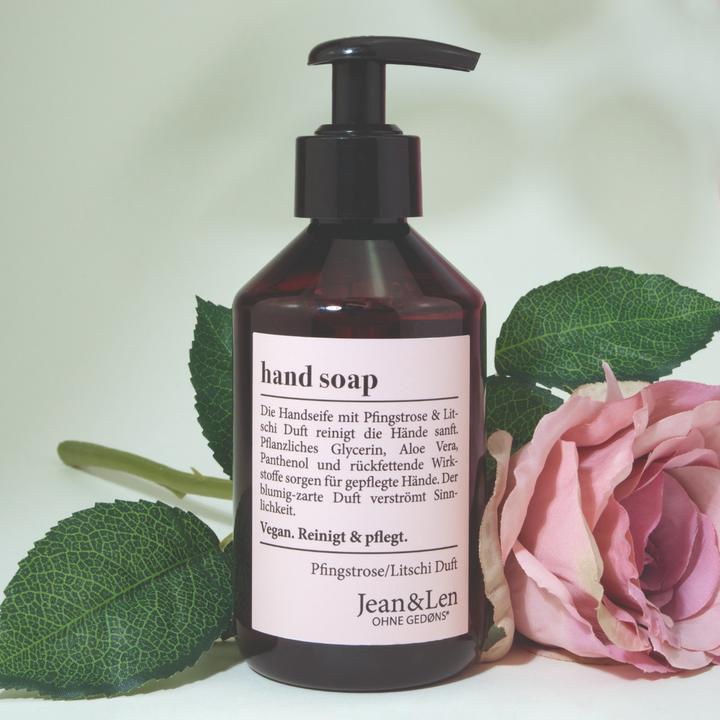 Immagine prodotto Jean & Len Sapone per le mani Peonia e Litchi (Sapone liquido, 250 ml)