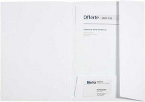 Image du produit Biella 1x fourre en plastique porte-documents A4 blanc avec élastique (A4, 1 x)