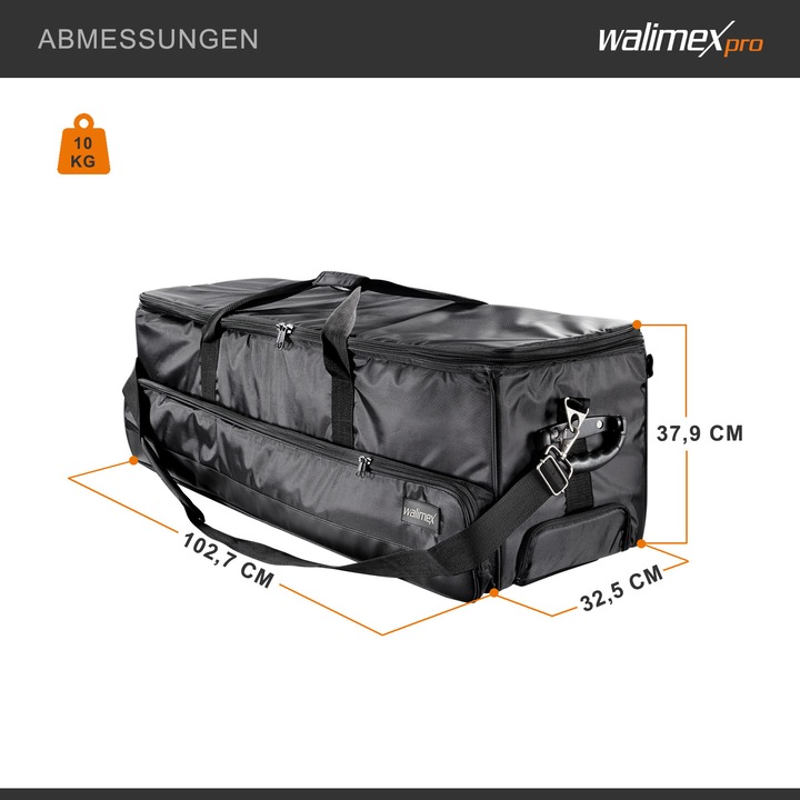Actual product image Walimex Studio Trolley XL (Camera shoulder bag, 10 l)