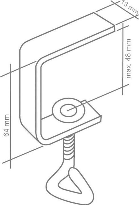 Produktbild Donau Tischklemmen (45 mm)