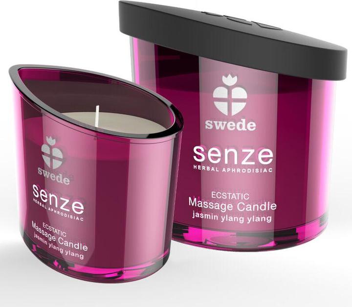 Immagine prodotto Swede Senze Ecstatic Massage Candle Jasmine Ylang YlangÂ (50 ml)