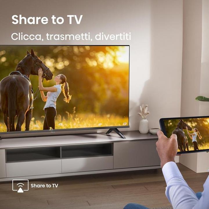 Image du produit Hisense Smart TVHD Ready, Schwarz, F (32", LED, HD ready)