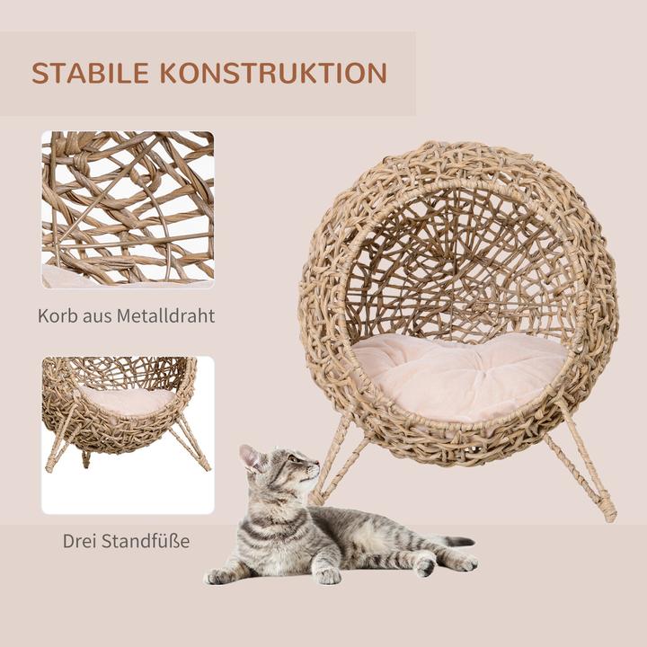 Actual product image PawHut Cat basket with cushion (Cat)