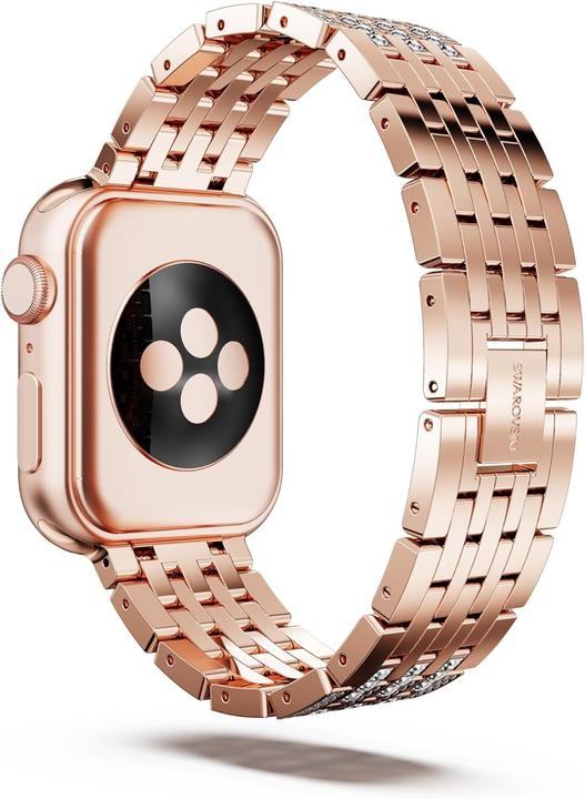 Produktbild Swarovski Sparkling Princess Strap For Apple Watch 40mm 41mm Rose Gold Color Rose Gold Finish Crystals crysta