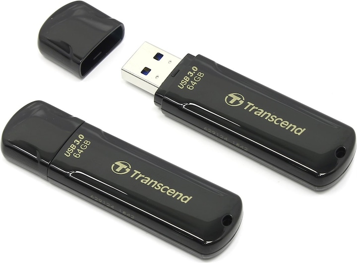 Actual product image Transcend JetFlash 700 (64 GB, USB-A, USB 3.0)