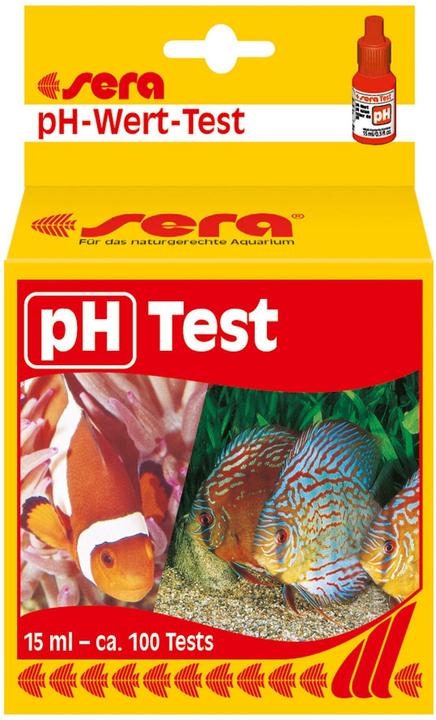 Produktbild Sera pH Test 15 ml, fr ca. 100 Tests (Wasserpflege Aquarium)