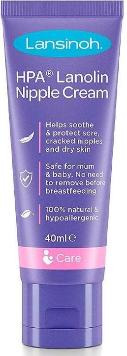 Actual product image Lansinoh HPA Lanolin Nipple Cream for Sore Nipple and Cracked Skin 40ml