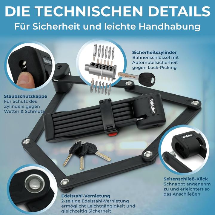 Produktbild Widder Faltschloss (99 cm)