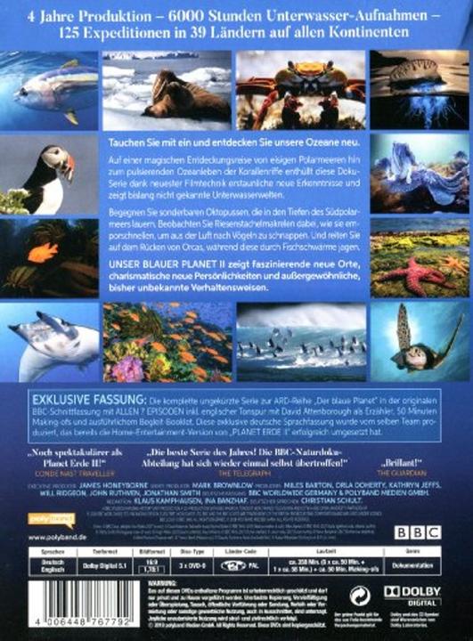 Produktbild Unser Blauer Planet II (DVD, 2017, Deutsch)