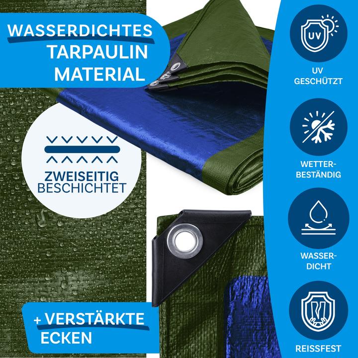 Produktbild Floordirekt Abdeckplane 140 g/m² (10 x 12 m)