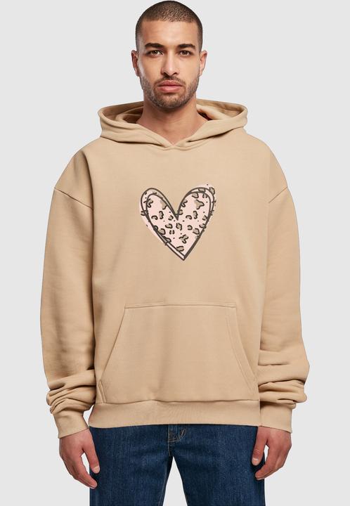 Image du produit Merchcode Valentines Day - Leopard Heart Ultra Heavy Hoody - 117907 (XXL)