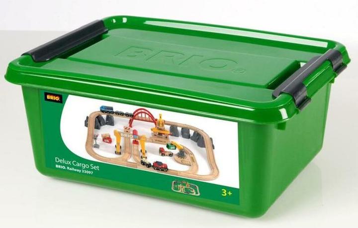 Produktbild Brio Brio-Set mit Eisenbahngleisen Railway Deluxe, 33097