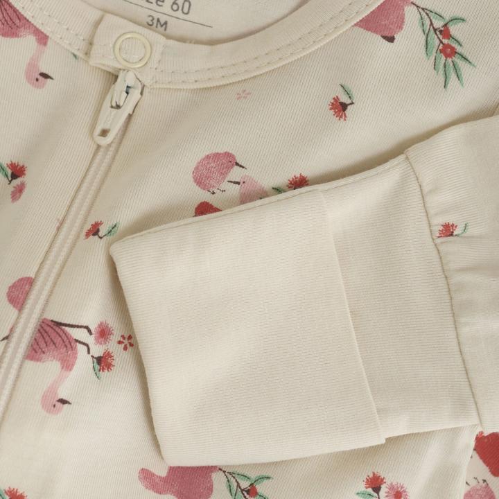 Produktbild CeLaVi Bambus Strampler langarm Powder (80)