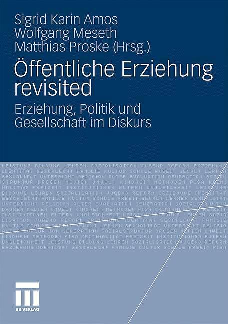Produktbild Öffentliche Erziehung revisited (Deutsch, 2010)