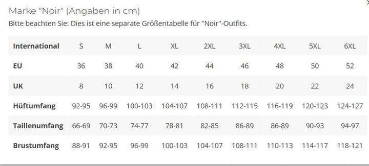 Voedingswaarden en ingrediënten Noir Handmade Slip (L)