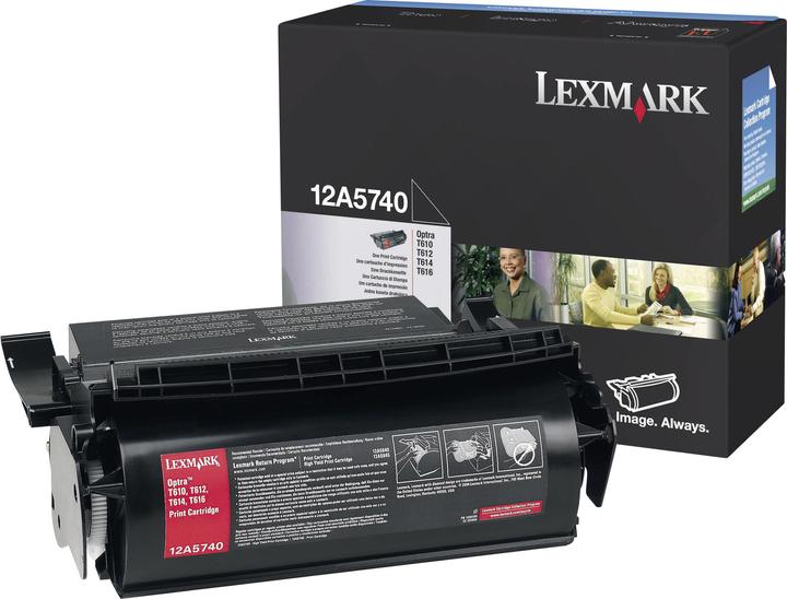 Produktbild Lexmark Toner schwarz Orig.Nr. 12A5740 (BK)