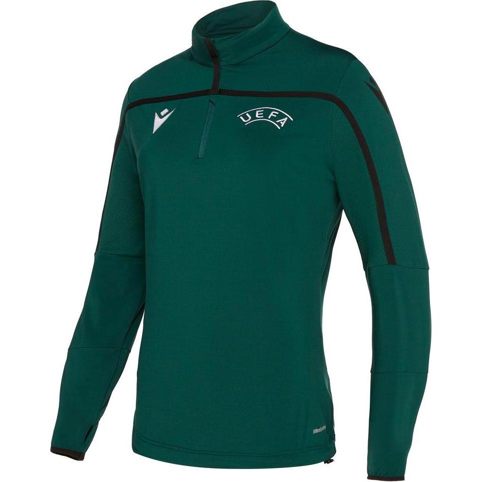 Macron, Damen, Sporthose, trainingstop für damen uefa 2019 (XL), Grün, XL
