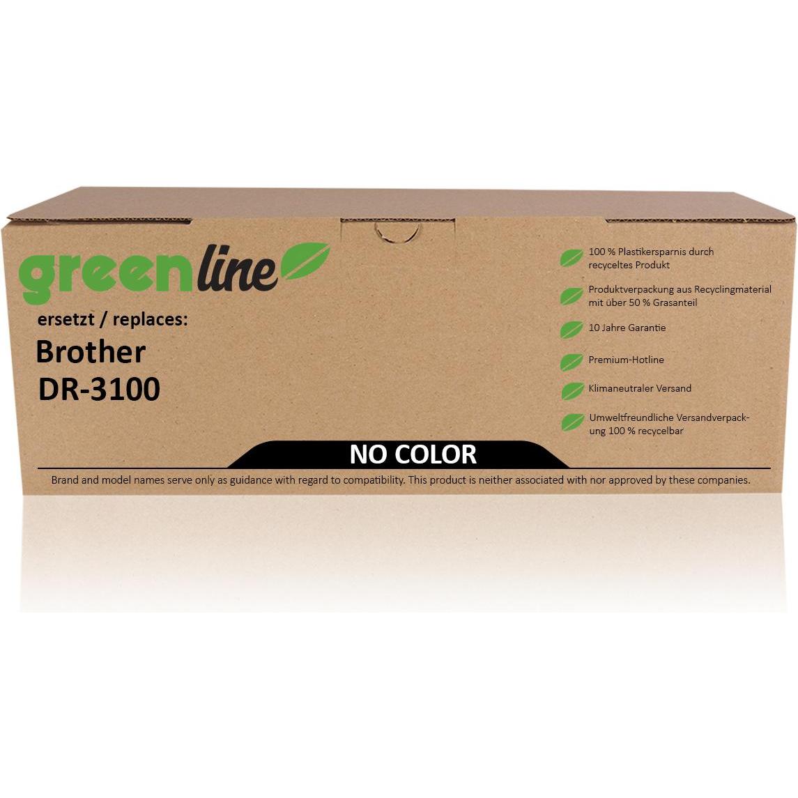 Inkadoo, Toner, Trommel greenline ersetzt Brother DR-3100 Trommel, farblos