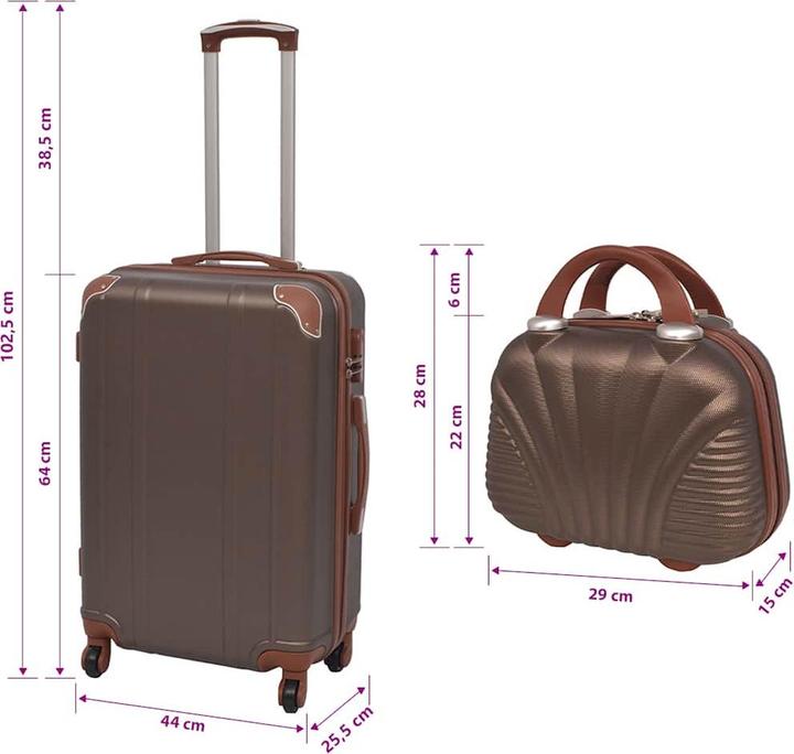 Actual product image vidaXL Koffer