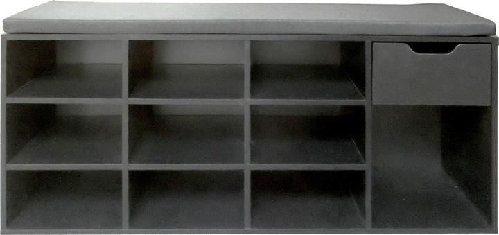 Produktbild HTI-Living Garderobenbank mit 10 Fächern und Schublade Lisa