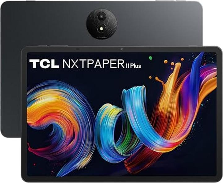 TCL NXTPAPER 11 Plus scherm met Helio G100, 16 GB RAM, 256 GB opslagruimte, 8000mAh batterij, Android 15 (11.50", 256 GB, Donkergrijs)