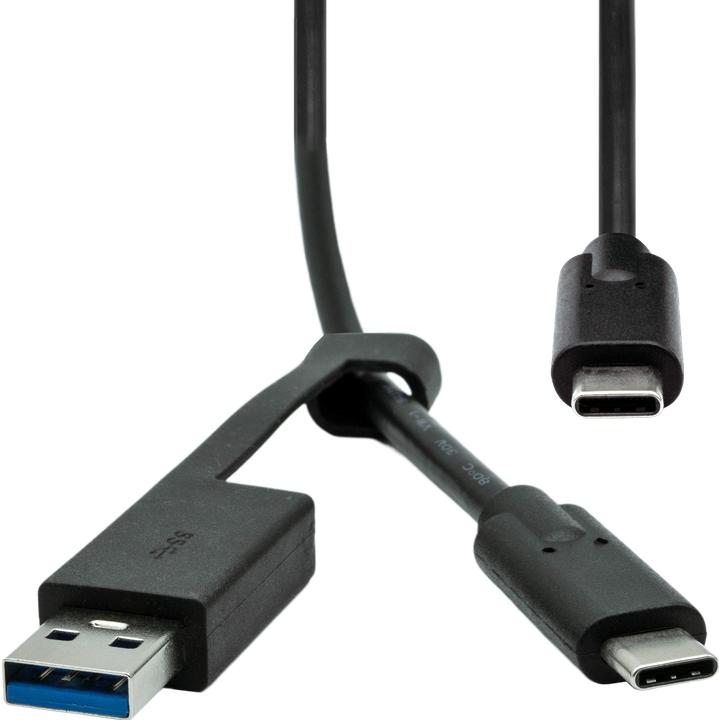 Actual product image ProXtend USB-C 3.2 G2 Cable with USB-A Adapter 1M (1 m, USB 3.2 Gen 2)