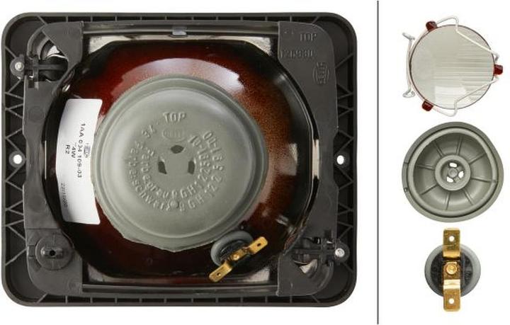 Immagine prodotto Hella Faro asimmetrico per DAF VOLVO BOMAG CASE IH O&K LIEBHERR GOLDHOF