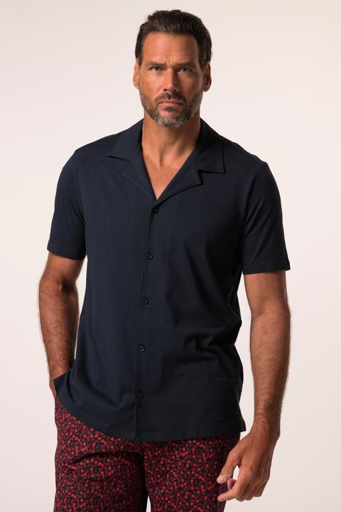 Produktbild JP1880 Schlafanzug, Homewear, Alloverprint, Shirt mit Cubakragen, Shorts (8XL)