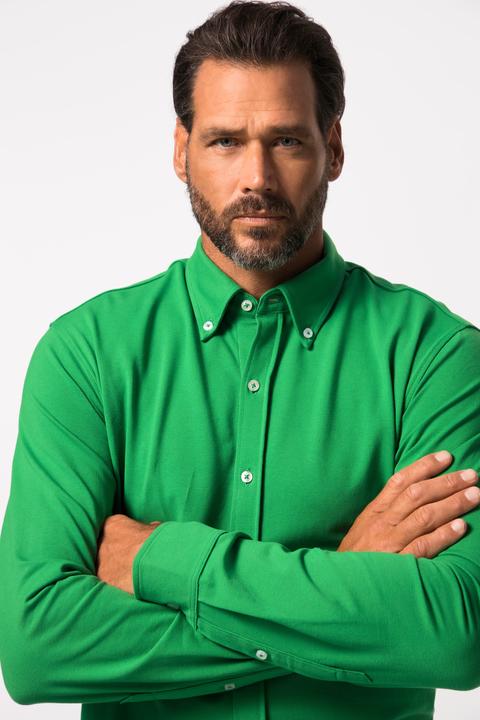 Immagine prodotto Jay-Pi Camicia di piqué da golf con FLEXNAMIC®, vestibilità moderna e colletto button-down (7XL)