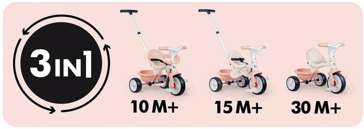 Produktbild Smoby Be Move Comfort Tricycle Pink
