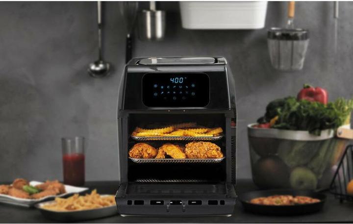 Produktbild MGA LUND Multifunktionaler Airfryer mit Zubehör - Backofen - 1800W - 12L