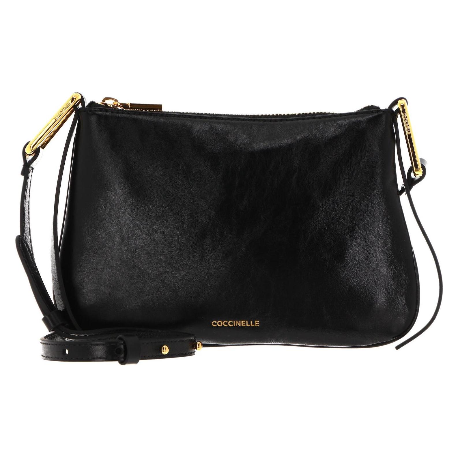 Coccinelle, Damen, Handtasche, Ledertasche - Mini Bag Magie Rock, Schwarz