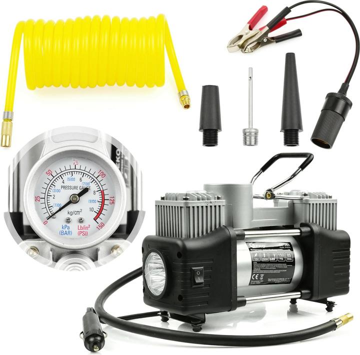 Image du produit GEKO COMPRESSEUR AUTOMOBILE 12V 250W