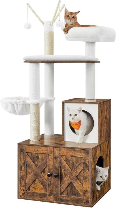 Actual product image Feandrea Mr. Kittens (151 cm, Black, Rustic brown)