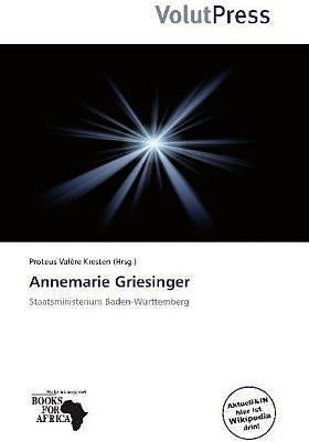 Produktbild Annemarie Griesinger (2011)