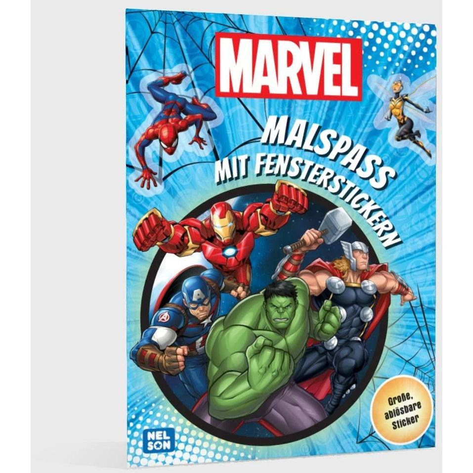 Thumbnail - Nelson MARVEL: Malspass mit Fensterstickern