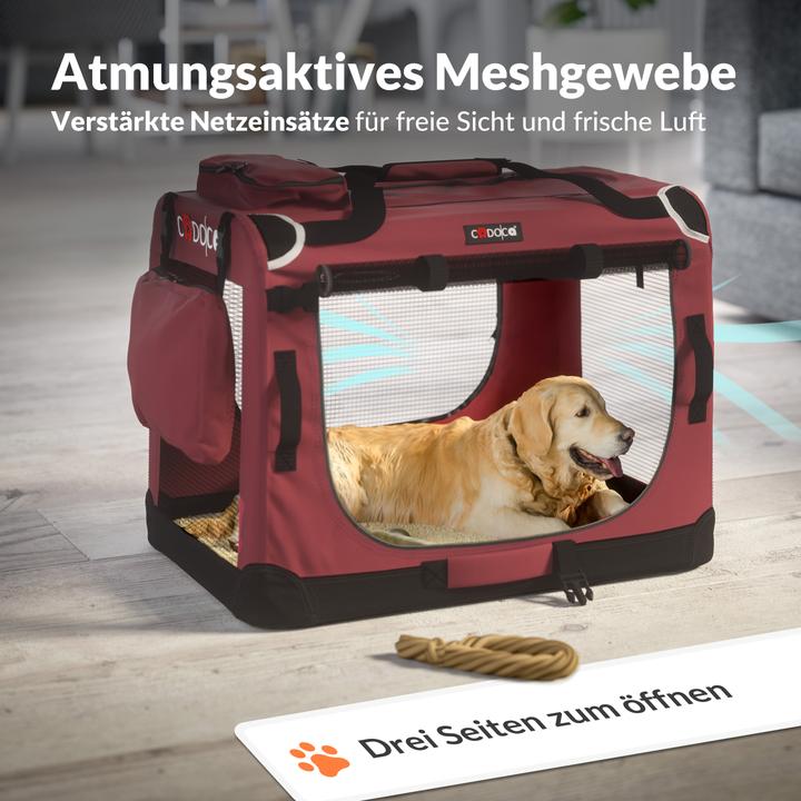 Produktbild Cadoca Hundetransportbox (Hund, Abschliessbar, Atmungsaktiv)