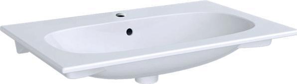 Actual product image Geberit Keramag Acanto furniture washstand Slim 500641, with tap hole, with overflow, 750x480mm (480 mm, 750 mm)